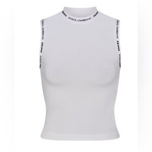 Skims x dolce gabbana mock neck line tank